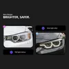 Auto Styling Headlamp For BMW 4 Series F32 F33 F36 M4 2013-20 19 LED Headlight Angel Eye Driving Lights Turn Signal