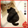 Dywany Pluszowy dywan do salonu kudytowe wzory kota podłogowe matę antypoślizgową długie włosy solidne dywany wystrój