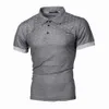 Erkekler yaz kısa kollu polo gömlek nefes alabilir golf polo tişört spor yürüyüş gömlek sıradan iş üstleri erkek