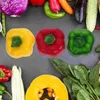 Party Decoration 6pcs Artificial Sweet Pepper Simulation Chili Peppers Fake Vegetable Model Po Props