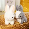 Poupées en peluche 14 cm mignon lapin dessin animé animaux poupées en peluche longue oreille lapin doux jouets en peluche dormir enfants bébé cadeau d'anniversaire pour les enfants