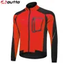Outto Men039s Windproof Thermal Cycling Jacket Autumn Winter Warm Up Bicycle Reflective Jerseys Windbreaker Coat MTB Bike Cloth7620879