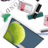 Kosmetiska väskor tennisboll online trapezoidal bärbar makeup daglig förvaring väska fodral för resor toalettarty smycken