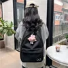 Borse da scuola Zaino da donna carino giapponese Borsa in nylon per ragazze Zaini da viaggio impermeabili Borse per libri per studenti di grande capacità Mochila