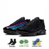 Nike air max tn plus tns terrascape 애틀랜타 러닝화 남자 여자 트리플 블랙 화이트 운동화를 단결하다.