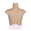 Costume Accessories Silicone Breast for Transgender Oil-free High Simulation Upgrade B C D E Cup Fake Boobs