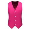 Koningsblauw Vest Mannen Merk Slim Fit V-hals Jurk Vesten Heren Formele Zakelijke Bruiloft Tuxedo Chaleco Hombre 6xl 240119