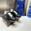 Designer Luxury Channel Classic Sneaker Diamond Splicing Flash Casual Low Platform Chaussures Femmes Dames Outdoor Gym Running Zapatos Baskeball Chaussures