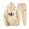 Kadınlar İki Parçalı Pantolon Sonbahar Kış Kadın Erkek Erkek Terzi 2 Parça Set Jogging Suit Pamuk Kazak 2yk Hoodies Sweatpants Kıyafetler Sweatshirts Giyim T240122