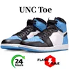 1S Men Basketball Shoes Jumpman 1 Neutrale olijfwitte cement University Blue Lucky Green Lost en gevonden taxi dames gewassen roze heren trainers sport sneakers