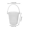 Transparent Ice Bucket Drink Tub Cocktail Wine Beer Champagne Bottle Cooler Buckets Holder For Party Picnic 240122