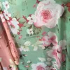 Clothing Fabric 2024 The Big Flower Printed Georgette Chiffon Bohemian Dress Cloth Silk Scarves Textiles Fabrics