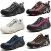 2024 Män klättrar vandringsskor Arbetssäkerhetsskor Trekking Mountain Boots Icke-halk Slitesistent andningsbar utomhusutrustning Sneaker 39-45 EUR