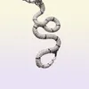 Colar de jóias de design de luxo Iced de pingente de colar de ouro prata de prata Bling Chain1385361