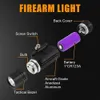 Flashlights Mini Gun Light Laser Combo Tactical ficklampa 320lm Rail Mounted Weapon Light för Picatinny Mil-Std-1913 med CR123A Batteri 240122