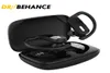 T16 T17 Wireless Bluetooth Headset TWS Sports Waterproof Overear Earphone Headphone 50 Black with Charging Base5224196