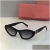 Sonnenbrille Cat Eye Mui Luxus Designer Brille Party Appeal Damen einfach und modisch Hohe Qualität für Frauen Drop Lieferung Mode Otbut