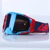 نظارات في الهواء الطلق 2023 Leatt Velocity 6.5 Goggles Double-Layer Anti-Fog Goggles Dirt Bike Ofrroad Mtb Motorcycle Helment Goggles Goggles 240122