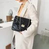 Large Capacity Chain Crossbody Bags for Women 2021 Fashion Solid Color Women's Handbag Branded Big Shoulder Messenger Bag Pur238C