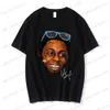 Mężczyzny Moda Moda Popularny raper Young Thug Graphic T-Shirt Men Men Kobiet Hip Hop Street Style T Shirt Summer Oversize Casual Short Sleeve TEE T240122