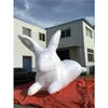 Géant de gros géant 13,2ft Le modèle de lapin de Pâques de lapin gonflable envahir les espaces publics du monde entier avec la lumière LED