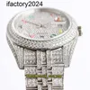 Мужские часы Ap Moissanite, автоматические Vvs с серебряными бриллиантами, прошедшие тест, автоматические часы, часы вечности, последние продукты 126334 228396 228348 Arab Dial 3255 Ou
