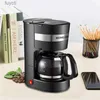 Coffee Makers Household Coffee Machine Fully Automatic Tea Maker Household Small American Drip Coffee Pot Kitchen Appliances Coffee Maker YQ240122