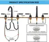 Grifos del fregadero del baño Latón de lujo generalizado 3 agujeros 2 manijas grifo oro negro vanidad cobre agua fría