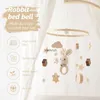 Mobiles# Berceau bébé hochet jouet 0-12 mois en bois bébé Mobile nouveau-né boîte à musique lit cloche suspendus jouets support support infantile berceau jouet Itemvaiduryb