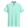 2023 Casual Sport T-shirt dla mężczyzn Kobiety Lato Szybkie suche koszule polo Button Lapel Golf Zużycie Solidne wydarzenie Ubranie konfigurowalne