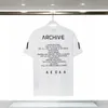 Heavy Made Paris Style Letter Vintage Print Tee Designer T shirt Spring Summer Casual Fashion Skateboard Men Women Tshirt 24ss 0122