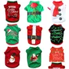 Vêtements pour chiens Nouveaux animaux de Noël Vêtements pour chiens pour petits costumes moyens Chihuahua Chemise pour animaux de compagnie Vêtements chauds Yorkshire Drop Livraison Accueil GA Dh8Po