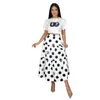 Women's Two Piece Dress Short Sets ops And Skirts Women Two Peice Matching Set Casual Outfits Festival Designer Clothing Blouses female Slimparty beach dresses