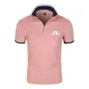 J Lindeberg Golf T-shirt hommes vêtements de Golf été confortable respirant séchage rapide à manches courtes T-shirt hommes Polo luxe T-shirt