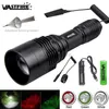 Taschenlampen C11 LED Taktische Jagd Taschenlampe Taschenlampe XPE 18650 Wasserdichte Außenbeleuchtung mit 3 * Gun Mount + Schalter USB wiederaufladbare Lampe 240122