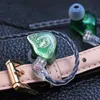 Hörlurar tangzu wan er sg jade green 10mm dynamisk förare inear hörlurar iem mic metallkomposit membran n52 magnet beatselling