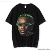 Męskie koszulki Rapper Young Thug Graphic T Shirt Men Men Fashion Hip Hop Street Style Tshirt Summer Casual krótkie koszulki z krótkim rękawem Koszulka Palm Ang 8328