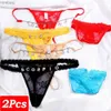 Sexy Set 2Pcs Custom Letter Lace Thong Panties for Women Sexy DIY Name G-string Low Waist Underwear Female Intimates Drop ShippingL240122