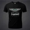 Erkek Tişörtler Kadınlar Günlük Pamuk Yaz Aston Martin T-Shirt F1 Kısa Kollu Fitness Tshirt Orta Streç Spor Salonu T-Shirt Plus T240122