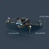 Dron z podwójną kamerą, silnik bezszczotkowy, przepływ optyczny, jeden klucz starcie, zabawka dronów RC dla początkujących