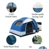 Tents And Shelters Car Rear Tent 3-4Persons Outdoor Cam Hiking Sunshade Waterproof Road Trip For Vehicle Awning Pergola Drop Delivery Dhls4