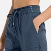 Con logo pantaloni sportivi larghi moda donna coulisse pantaloni casual comodi pantaloni da yoga da corsa pantaloni fitness traspiranti