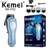Máquina de cortar cabelo kemei KM-3702 carregamento usb alta potência profissional salão de beleza elétrica máquina de cortar cabelo para homens barba yq240122