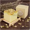 Savon fait à la main Fleur sèche Huile essentielle Visage Main Nourrissant Soins de la peau Bain nettoyant Naturel à base de plantes Drop Livraison Santé Beauté Corps Dhkg0