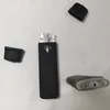 USA Stock 2ml Vape Pen Pods-knappar Förvärmning Tomma engångs e-cigarett förångare Keramisk spole tjock olje snap i spets svart laddningsbar 320 mAh batteriflattpennor