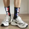Herrstrumpor franska flagga knytnäve unisex cykling 3d tryck Happy Street Style Crazy Sock