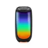 Pulse 5 Alto-falantes Alto-falantes portáteis Pulse5 Luzes coloridas LED Alto-falante Bluetooth sem fio Subwoofer à prova d'água Baixo Música Sistema de áudio portátil em tela cheia