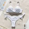 Kadın Mayo Seksi Sarı Push Up Bikini Beach Rhinestones ile Kadın Mayo Yüzme Maması Takım Kadın Bikinis Seti Kız Batherh24122