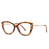 Оправы для солнцезащитных очков, модные женские очки «кошачий глаз», прозрачные ретро оптические очки, пластиковая оправа для очков TR9104