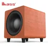 Динамики 10 дюймов IBASS M10D, деревянный активный сабвуфер, высокая мощность, 300 Вт, мощный сабвуфер, мощный мощный бас, мультимедийный музыкальный центр